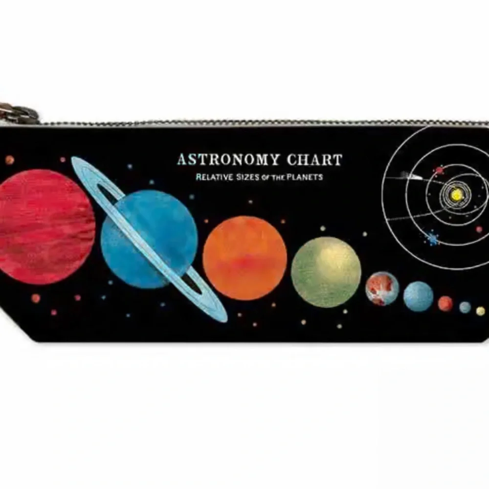 Cavallini & Co. Vintage Mini Pouch Astronomy Chart, NWT.